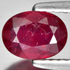 Good 0.98 Ct. Oval Shape Natural Gem Purplish Red Ruby From Madagascar