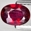 1.05 Ct. Nice Oval Shape Gemstone Natural Purplish Red Ruby From Madagascar