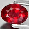 Lovely 1.15 Ct. Oval Shape Gemstone Natural Purplish Red Ruby Madagascar