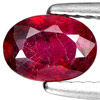 0.98 Ct. Good Oval Shape Natural Purplish Red Ruby Madagascar