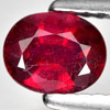 Good Color 0.91 Ct. Oval Shape Natural Purplish Red Ruby Madagascar