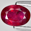 1.16 Ct. Alluring Oval Shape Natural Gem Purplish Red Ruby Madagascar