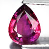 Ruby Reddish Purple 1.42 Ct. Certified Pear Natural Unheated Gemstone Madagascar