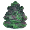 Red Green Ruby in Zoisite Ganesha Carving 32.91 Ct. Natural Gemstone Unheated