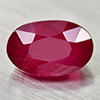 Natural Red Ruby 4.73 Ct. Oval Shape 7.3 x 11.1 Mm. Gemstone From Madagascar