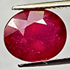 Natural Red Ruby 5.39 Ct. Oval Shape 10.7 x 9 Mm. Gemstone From Madagascar
