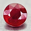 Natural Red Ruby 2.67 Ct. Round Shape 7.5 Mm Gemstone From Madagascar