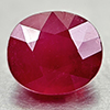 Natural Red Ruby 3.91 Ct. Oval Shape 8.8 x 7.8 Mm Gemstone From Madagascar