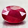 Natural Red Ruby 3.26 Ct. Oval Shape 9.4 x 6.8 Mm Gemstone From Madagascar