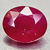 Natural Red Ruby 2.76 Ct. Oval Shape 8.5 x 7 Mm Gemstone From Madagascar