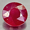 Natural Red Ruby 3.16 Ct. Round Shape 8.1 Mm Gemstone From Madagascar