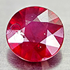 Natural Red Ruby 2.15 Ct. Round Shape 7.1 Mm Gemstone From Madagascar