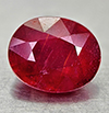 Natural Red Ruby 2.75 Ct. Oval Shape 8.6 x 6.9 Mm Gemstone From Madagascar