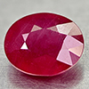 Natural Red Ruby 2.41 Ct. Oval Shape 8.3 x 6.8 Mm Gemstone From Madagascar