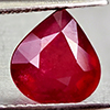 Natural Red Ruby 2.73 Ct. Pear Shape 8.9 x 8.2 Mm Gemstone From Madagascar