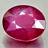 Natural Red Ruby 3.84 Ct. Oval Shape 8.3 x 6 Mm Gemstone From Madagascar