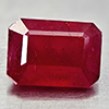 Natural Red Ruby 5.23 Ct. Octagon Shape 10.5 x 7.5 Mm Gemstone From Madagascar