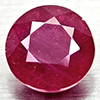 Natural Red Ruby 1.74 Ct. Round Shape 6.5 Mm Gemstone From Madagascar
