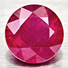 Natural Red Ruby 1.56 Ct. Round Shape 6.4 Mm Gemstone From Madagascar