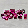 Natural Purplish Pink Ruby 1.19 Ct. 17 Pcs Mixed Shape Gemstones From Mozambique
