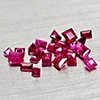 Natural Purplish Pink Ruby 1.24 Ct. 22 Pcs Mixed Shape Gemstones From Mozambique