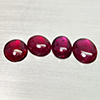 Natural Unheated Pinkish Red Ruby 1.66 Ct. 214 Pcs Round Diamond Cut Gemstones