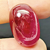 Natural Pink Red Ruby 27.01 Ct. Oval Cabochon Shape 20 x 13 Mm Gemstone