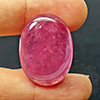 Natural Pink Red Ruby 29.45 Ct. Oval Cabochon Shape 24 x 18 Mm Gemstone