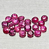 Natural Pinkish Red Ruby 1.15 Ct. 20 Pcs Round Shape 2.3 Mm Gemstones