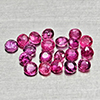 Natural Pinkish Red Ruby 1.32 Ct. 20 Pcs Round Shape 2.2 Mm Gemstones