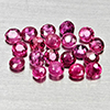 Natural Pinkish Red Ruby 1.26 Ct. 20 Pcs Round Shape 2.3 Mm Gemstones