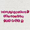 Natural Pinkish Red Ruby 0.66 Ct. 30 Pcs Mixed Shape Gemstones From Thailand Natural Pinkish Red Ruby 0.66 Ct. 30 Pcs Mixed Shape Gemstones From Thailand