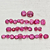 Natural Pinkish Red Ruby 0.58 Ct. 30 Pcs Mixed Shape Gemstones From Thailand Natural Pinkish Red Ruby 0.58 Ct. 30 Pcs Mixed Shape Gemstones From Thailand