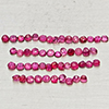 Natural Pinkish Red Ruby 1.51 Ct. 50 Pcs Round Shape Gemstones From Thailand Natural Pinkish Red Ruby 1.51 Ct. 50 Pcs Round Shape Gemstones From Thailand