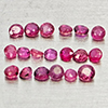 Natural Pinkish Red Ruby 0.91 Ct. 20 Pcs Round Shape Gemstones From Thailand Natural Pinkish Red Ruby 0.91 Ct. 20 Pcs Round Shape Gemstones From Thailand