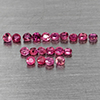 Natural Pink Red Ruby 0.82 Ct. 20 Pcs Round Shape 1.9 Mm Gemstone From Thailand