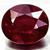 Natural Red Ruby 9.75 Ct. Oval Shape 12.9 x 10 Mm Gemstone From Madagascar