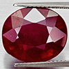 Natural Red Ruby 11.35 Ct. Oval Shape 13.7 x 10.7 Mm Gemstone From Madagascar