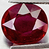 Natural Red Ruby 8.10 Ct. Oval Shape 12.2 x 11 Mm Gemstone From Madagascar
