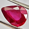 Natural Natural Purplish Red Ruby 2.17 Ct. Pear Shape 9 x 7 Mm Gemstone