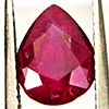 Natural Natural Purplish Red Ruby 2.46 Ct. Pear Shape 8.9 x 7 Mm Gemstone