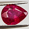Natural Natural Purplish Red Ruby 2.34 Ct. Pear Shape 8.7 x 7 Mm Gemstone