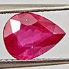 Natural Natural Purplish Red Ruby 1.15 Ct. Pear Shape 9.2 x 7 Mm Gemstone