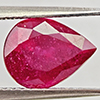 Natural Natural Purplish Red Ruby 2.55 Ct. Pear Shape 9.1 x 7.1 Mm Gemstone