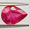Natural Natural Purplish Red Ruby 1.94 Ct. Pear Shape 9 x 6.8 Mm Gemstone