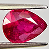 Natural Natural Purplish Red Ruby 2.24 Ct. Pear Shape 9 x 7 Mm Gemstone