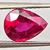 Natural Natural Purplish Red Ruby 2.04 Ct. Pear Shape 9 x 7 Mm Gemstone