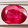 Natural Natural Purplish Red Ruby 2.39 Ct. Oval Shape 9.2 x 7 Mm Gemstone