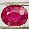 Natural Purplish Red Ruby 2.96 Ct. Oval Shape 9.1 x 7.2 Mm Gemstone