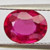 Natural Purplish Red Ruby 2.52 Ct. Oval Shape 9.2 x 7.2 Mm Gemstone